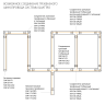 Соединение крестовое LIGHTSTAR 503147-R QUATTRO встраиваемое с подводом питания к треку 5030xx-R ЧЕРНЫЙ